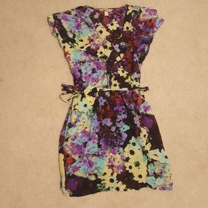 Presley Skye floral silk dress